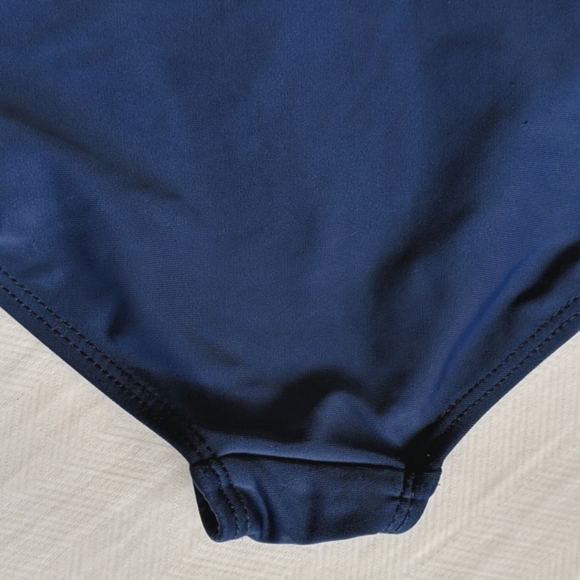 carter's striped tiered ruffle one piece swimsuit 6-9 months baby girl - Picture 5 of 7